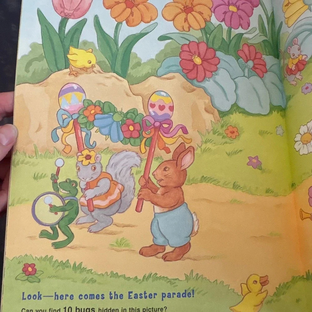 Easter Fun Sticker Stories Hidden Picture Book 75 Reusable Stickers Anna Pomaska